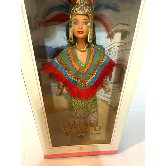 Barbie Princess of Ancient Mexico Dolls of the World Pink Label - Picture 4 of 8